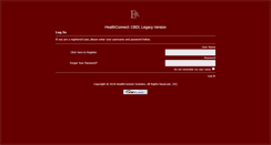Desktop Screenshot of cbdi.healthconnectsystems.com