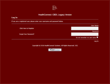 Tablet Screenshot of cbdi.healthconnectsystems.com